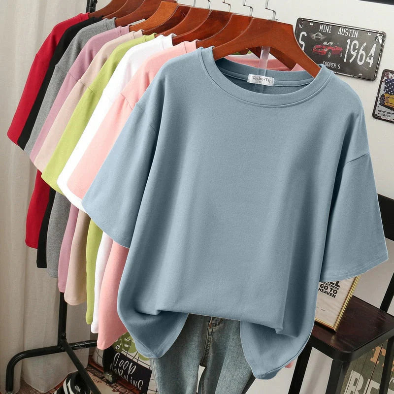 Rhoswen – Oversized Cotton T-Shirt