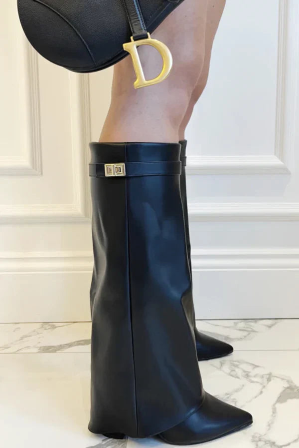 Elisara - High-Quality Knee-high Suede Boots