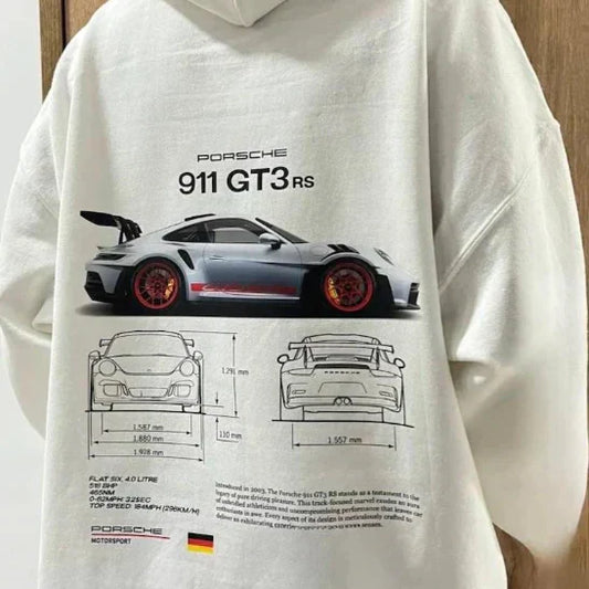 Jace - The oversized racing hoodie