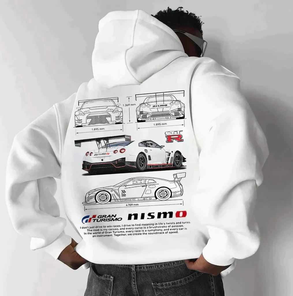 Jace - The oversized racing hoodie