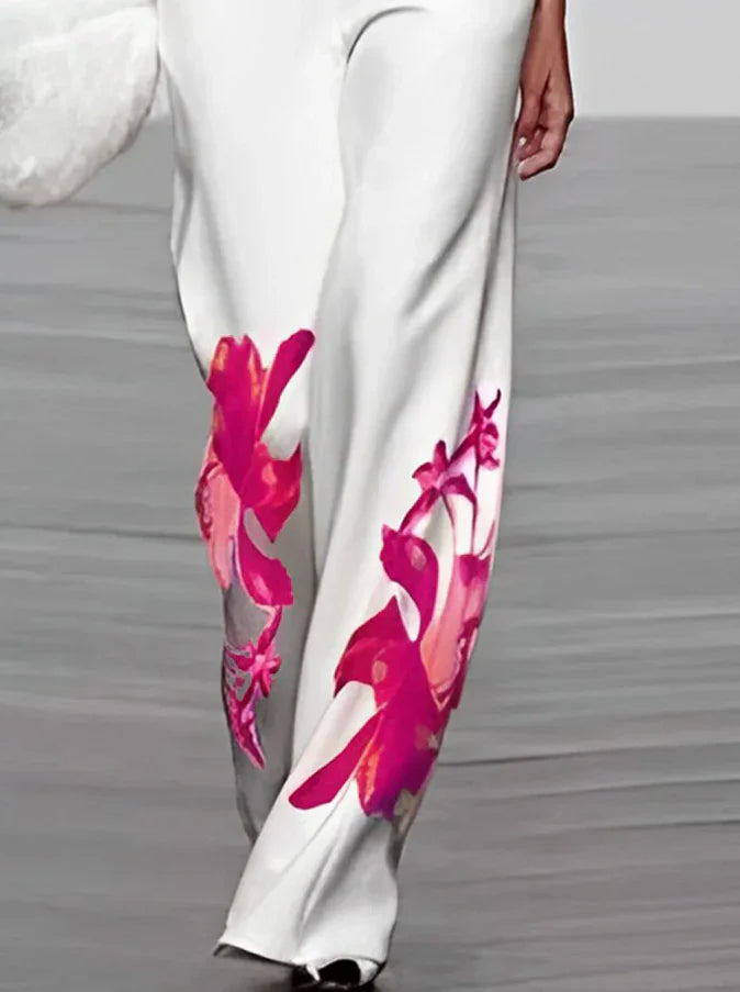 Veronique – Minimalist Asymmetric Top and Pants Set