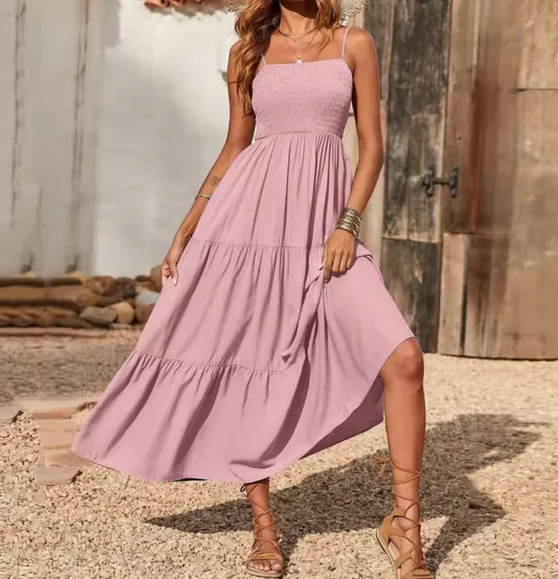 Eliadora – Elegant Tiered Maxi Dress