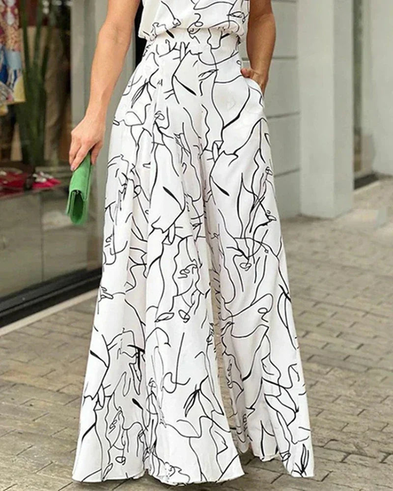 Rosienne – Sophisticated Halterneck Jumpsuit