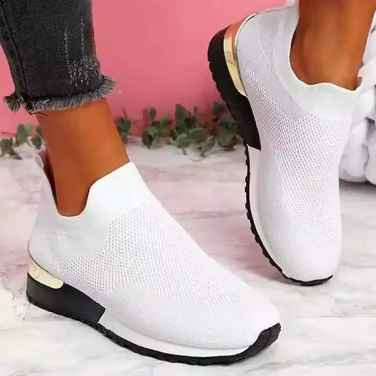 Orlisse – Breathable Knit Slip-on Sneakers