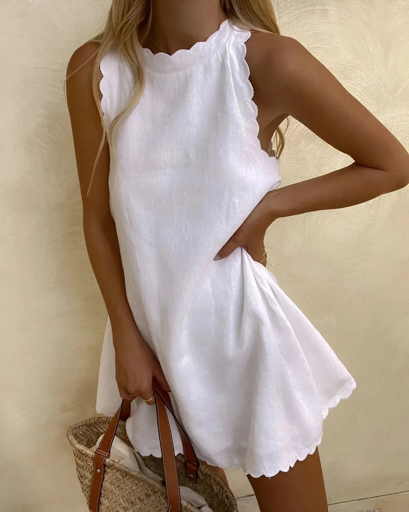 Amity – Charming Linen Mini Dress