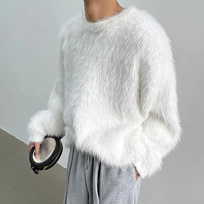 Frank - Luxury Long Sleeve Solid Color Sweater