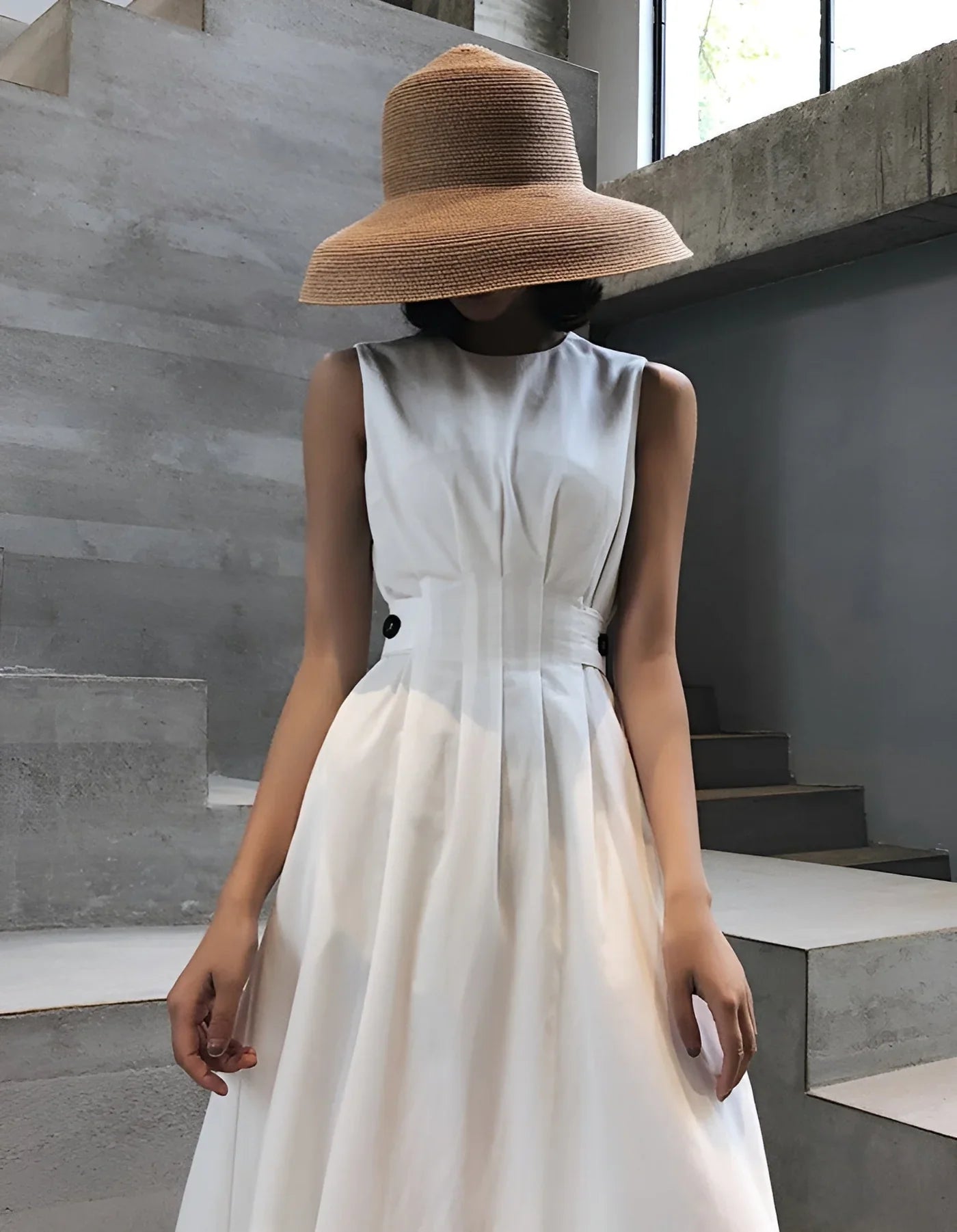 Elyndra – Elegant Cotton Linen Dress