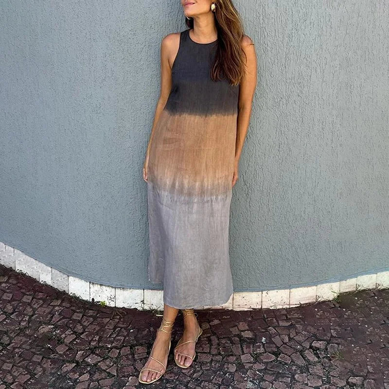 Lyraia – Stylish Vibrant Ombré Dress