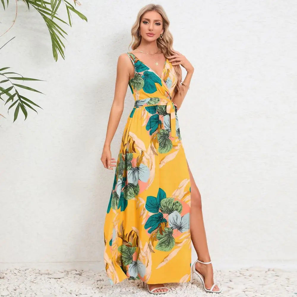 Brianne – Elegant Floral Maxi Dress