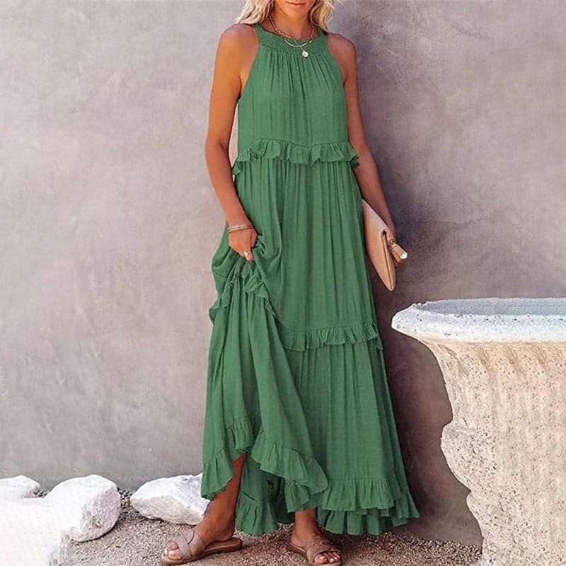 Elyndria – Elegant Sleeveless Maxi Dress