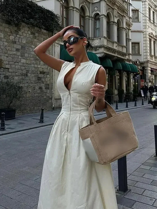 Michi – Luxurious Zipper Dress