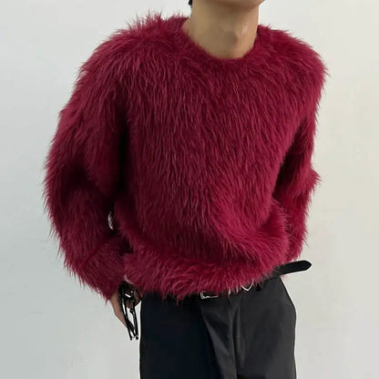 Frank - Luxury Long Sleeve Solid Color Sweater
