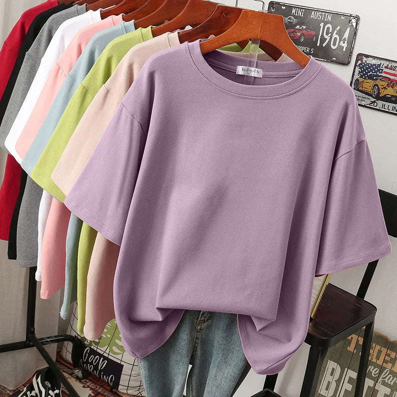 Rhoswen – Oversized Cotton T-Shirt
