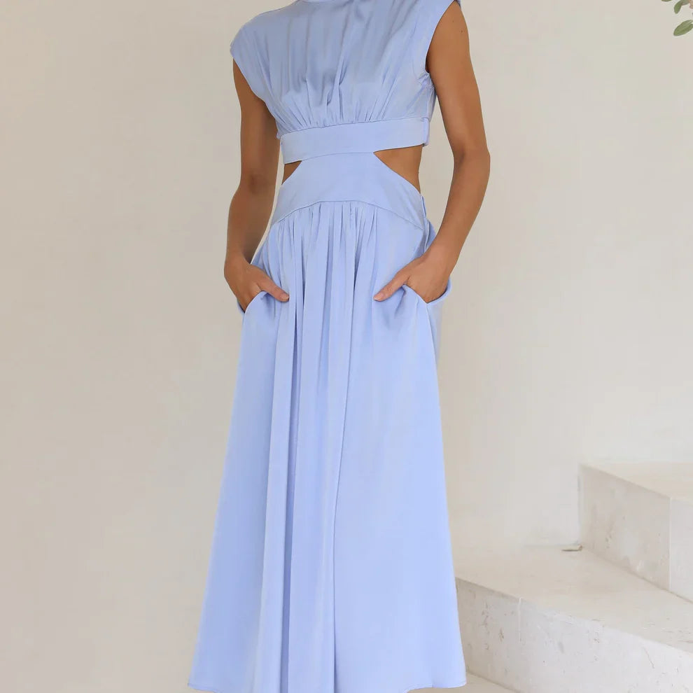 Aztrid – Elegant Cut-out Midi Dress