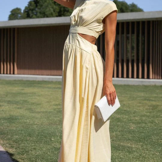 Aztrid – Elegant Cut-out Midi Dress