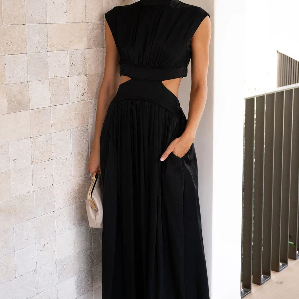 Aztrid – Elegant Cut-out Midi Dress