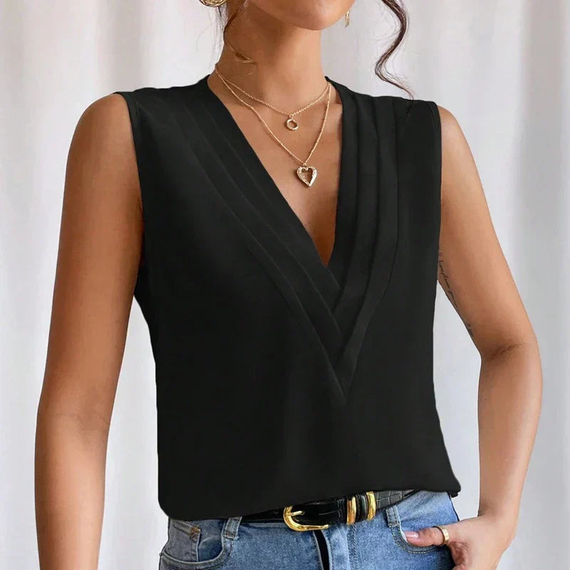 Rumi – Stylish Sleeveless Blouse