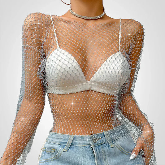 Noema – Mesh Crop Top