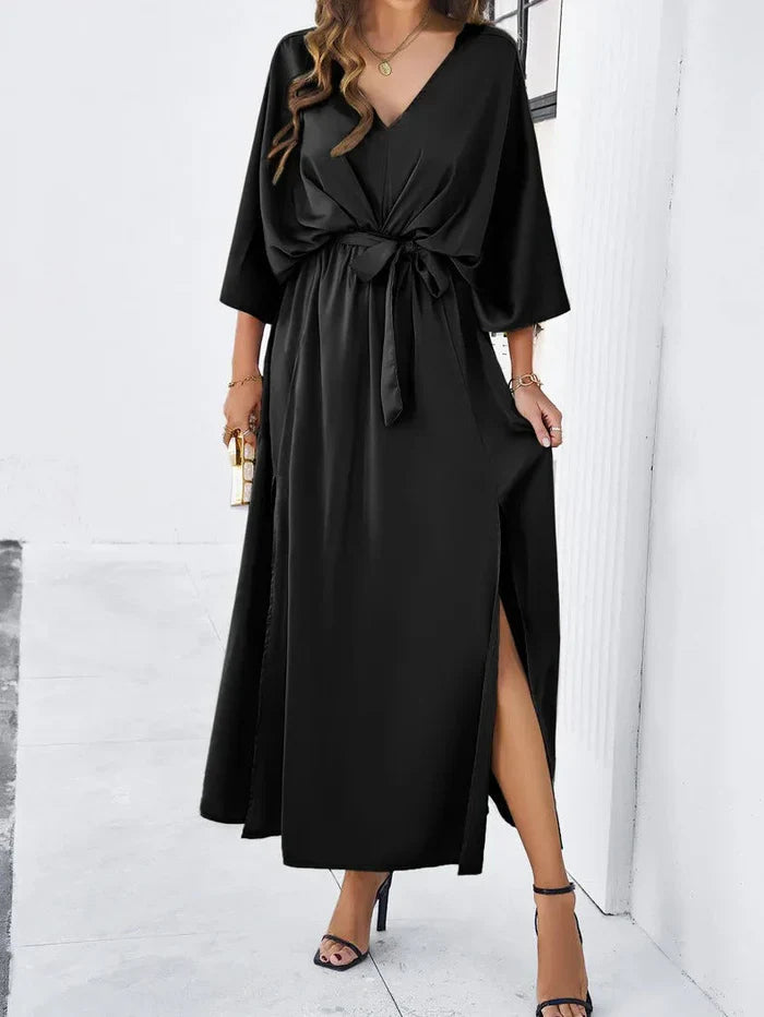 Citra – Elegant Satin Maxi Dress