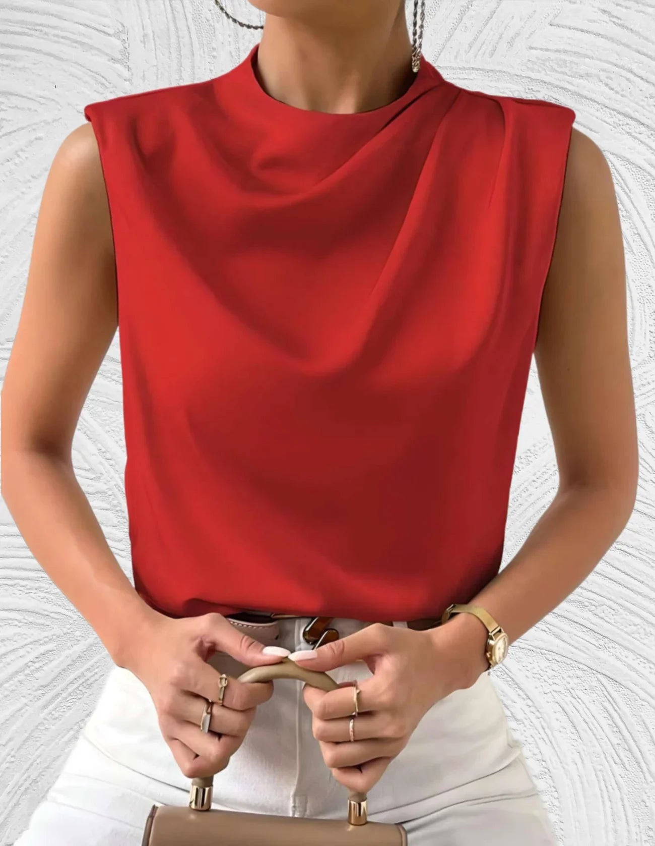 Mairead – Elegant Sleeveless Blouse