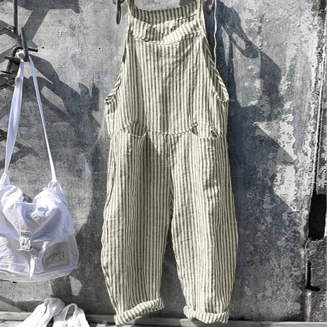 Aelira – Trendy Linen Jumpsuit