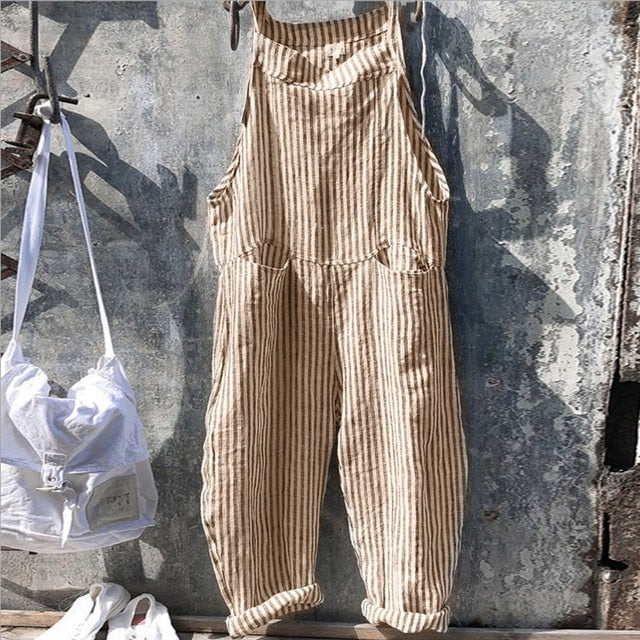 Aelira – Trendy Linen Jumpsuit
