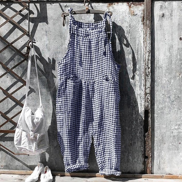 Aelira – Trendy Linen Jumpsuit