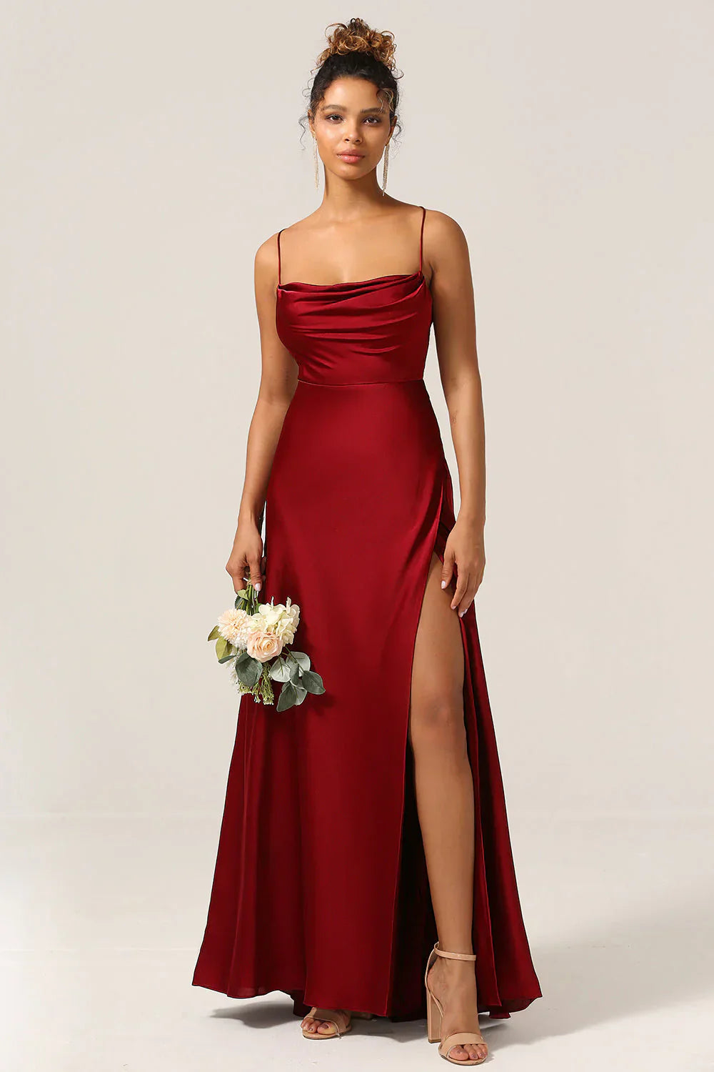 Alvaree – Elegant Satin Maxi Dress