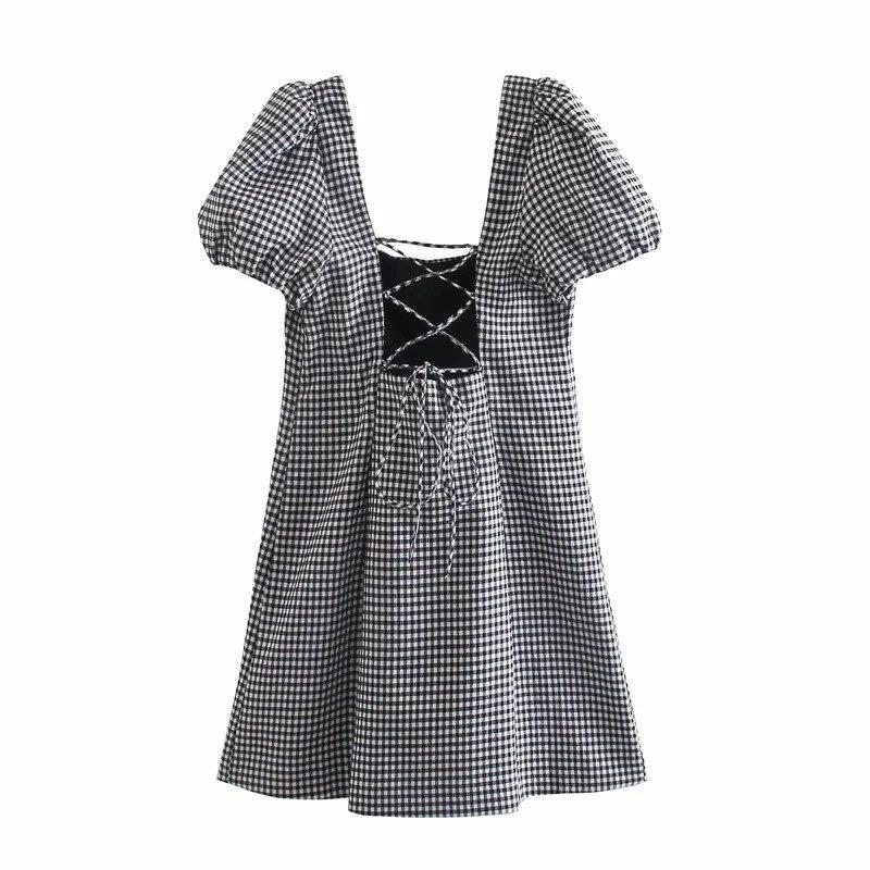 Melisandra – Cotton Gingham Dress