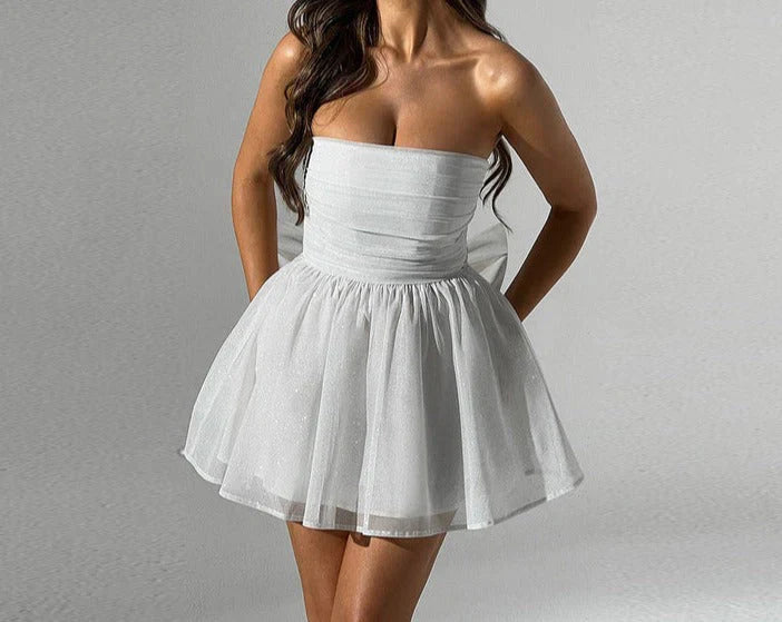 Sorayenne – Elegant Strapless Mini Dress