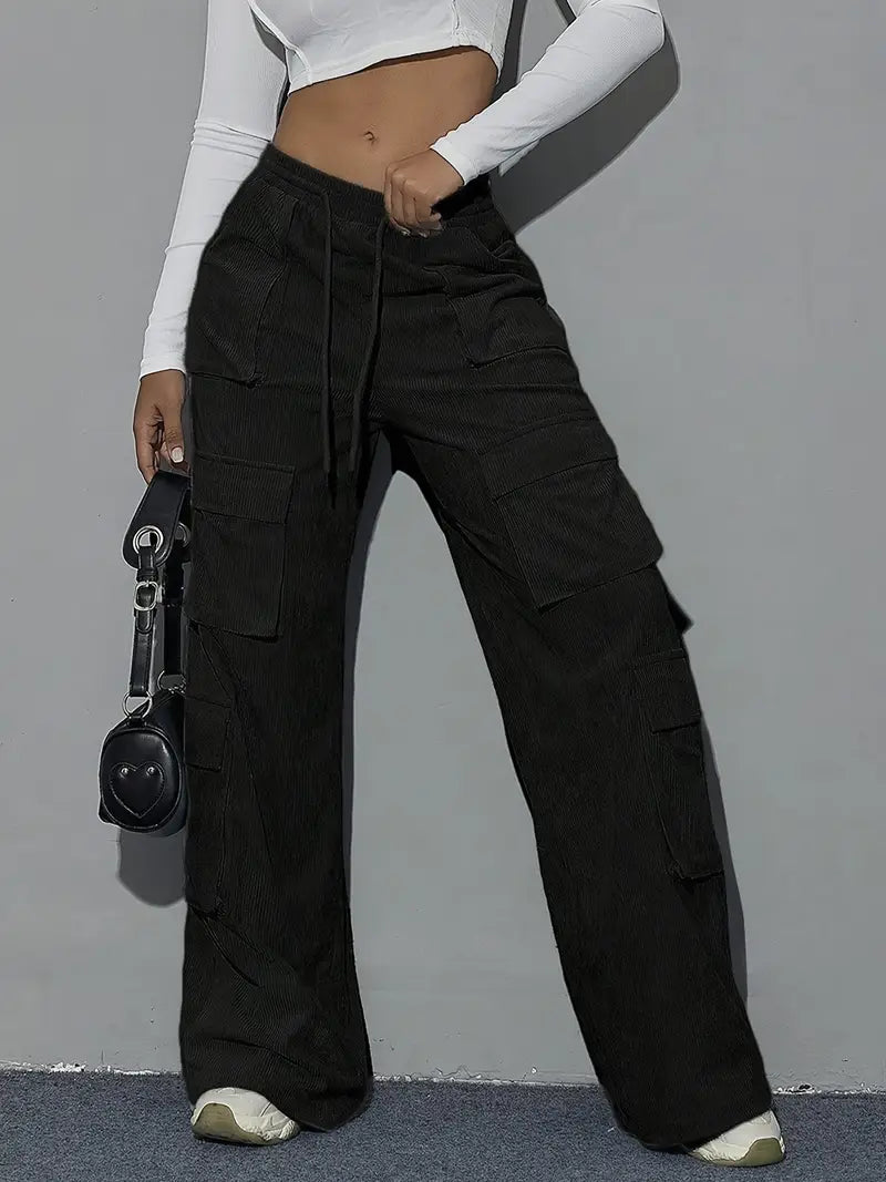 Luneth – Stylish Oversized Cargo Pants