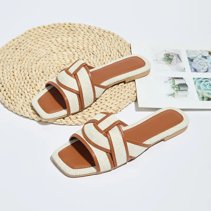 Keoka – Stylish Flat Slide Sandals