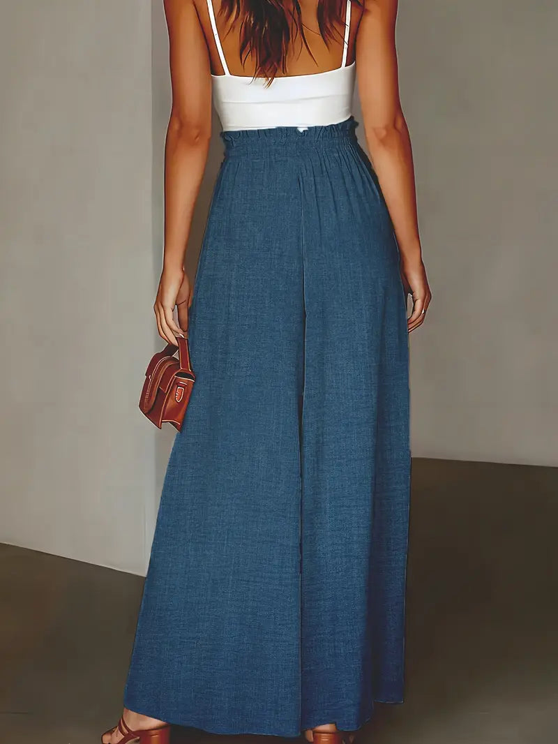 Jewel – High Waist Wide Leg Maxi Palazzo Pants