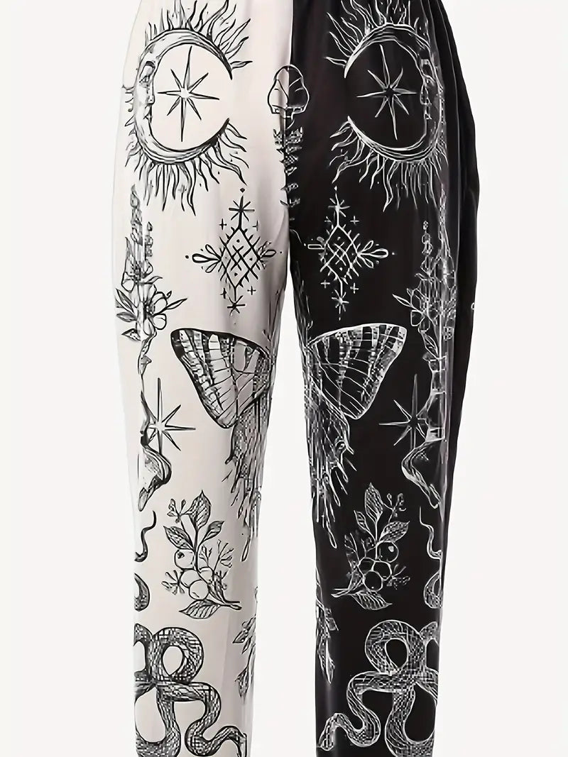 Astrid - Stylish Two-tone Trousers