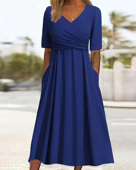 Celeste - Fashionable Crossover Dress