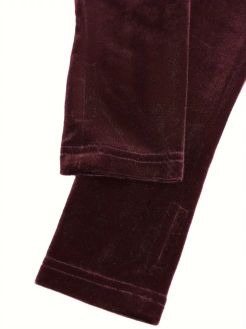 Mimi – Velvet Hooded Jumpsuit