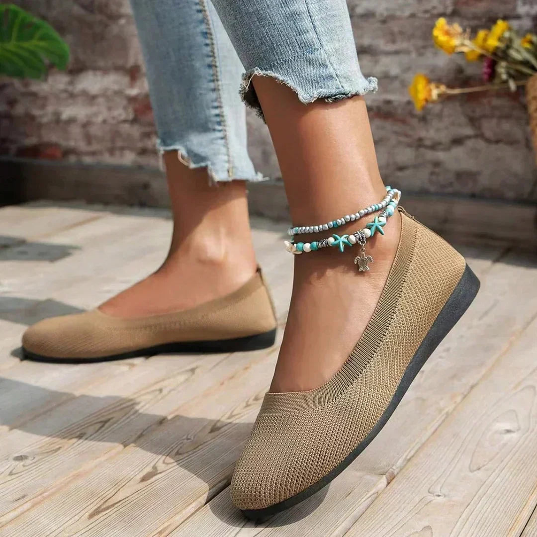 Elka – Comfy Knitted Flats