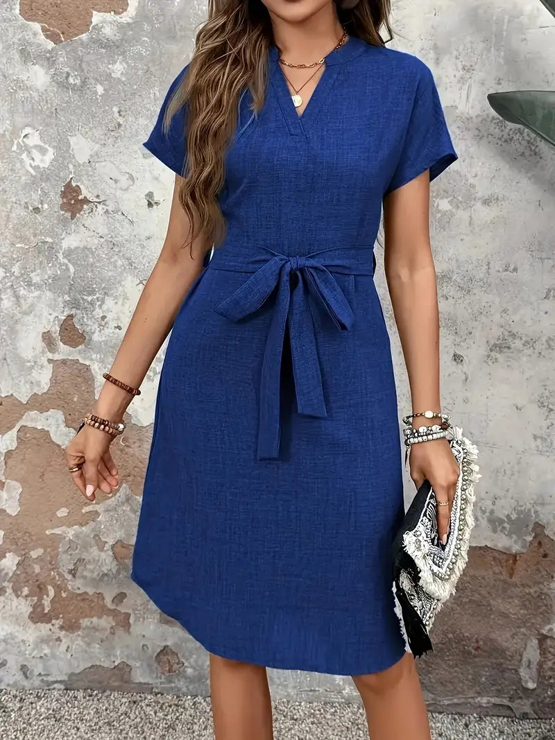 Vaeloria – Short-sleeved Cotton Dress