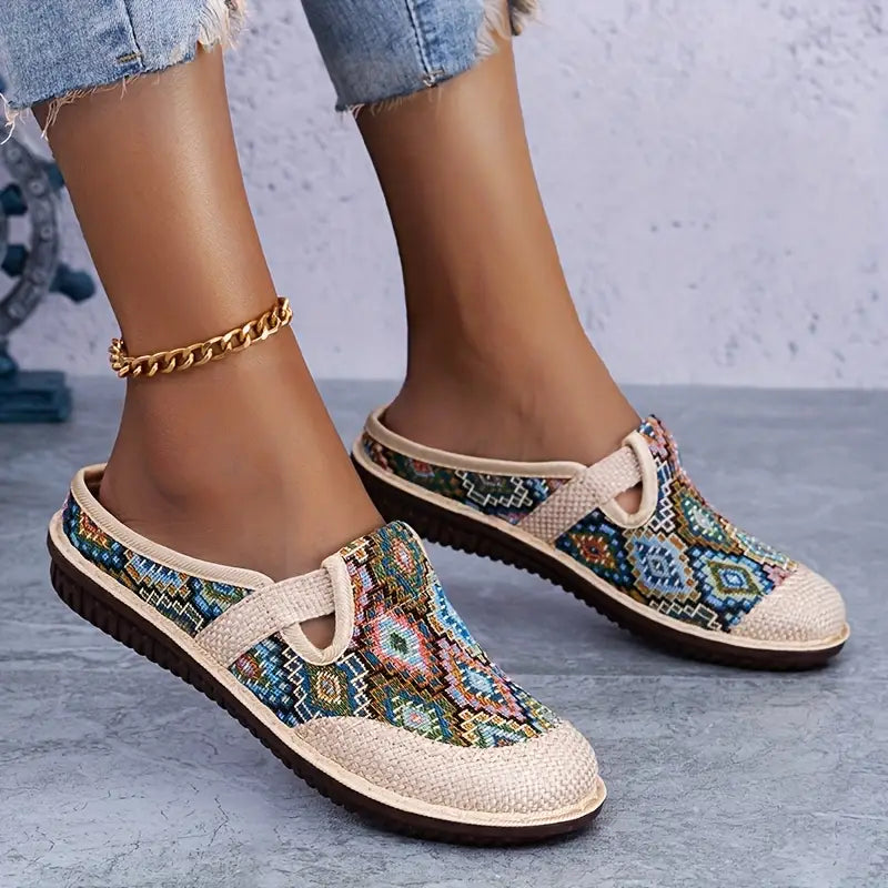 Eryndelle – Stylish Woven Slip-on Sandals
