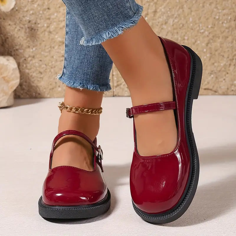 Elara – Vintage Leather Shoes