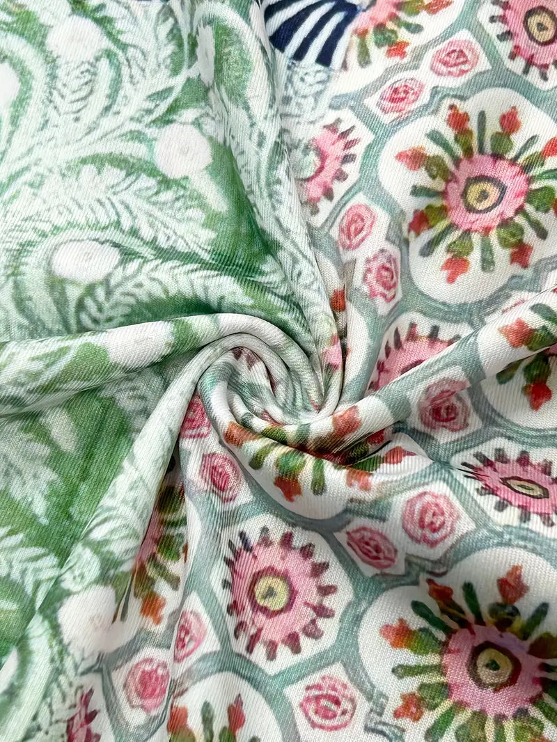 Calistra – Stylish Pants with Colorful Print