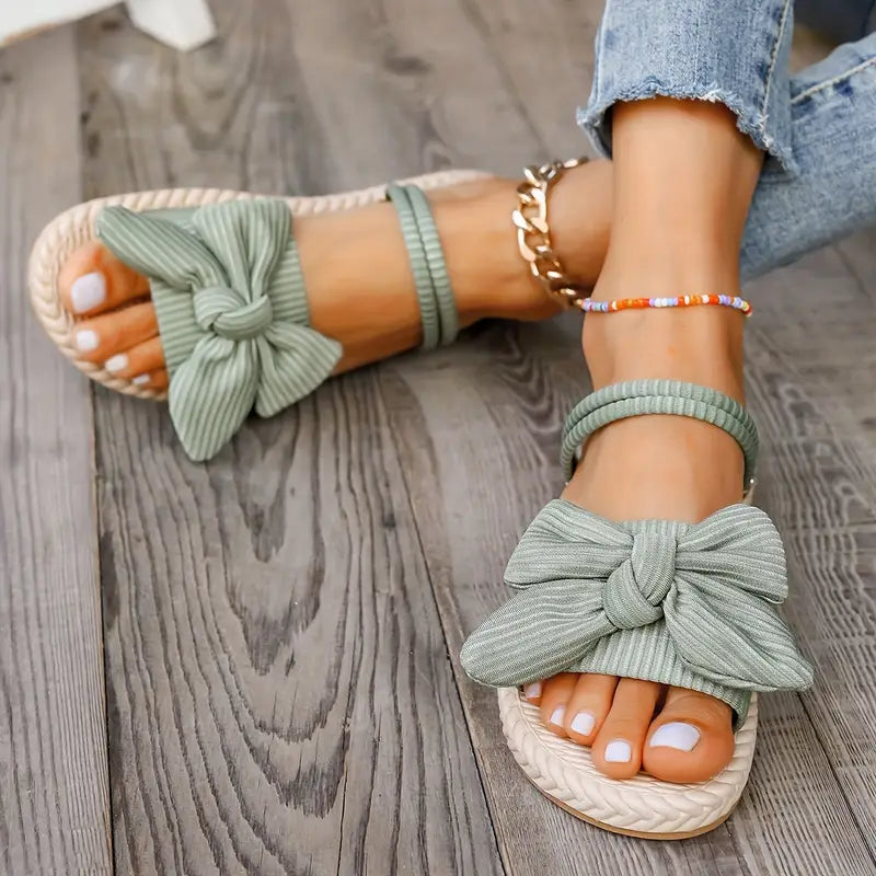 Zephyra – Stylish Bow Sandals