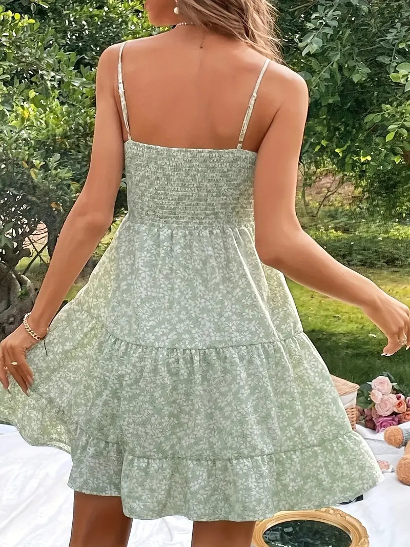 Emaline – Pretty Summer Dress with Floral Pattern