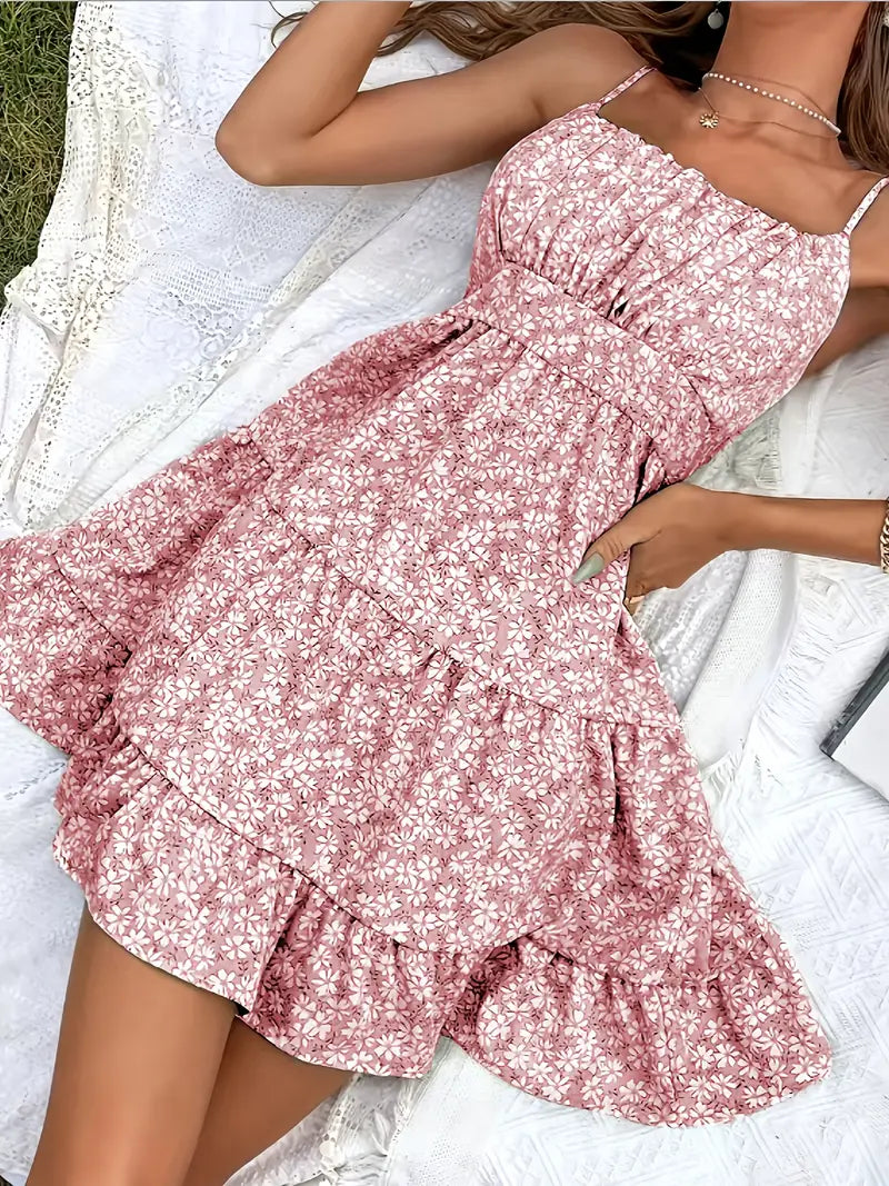 Emaline – Pretty Summer Dress with Floral Pattern