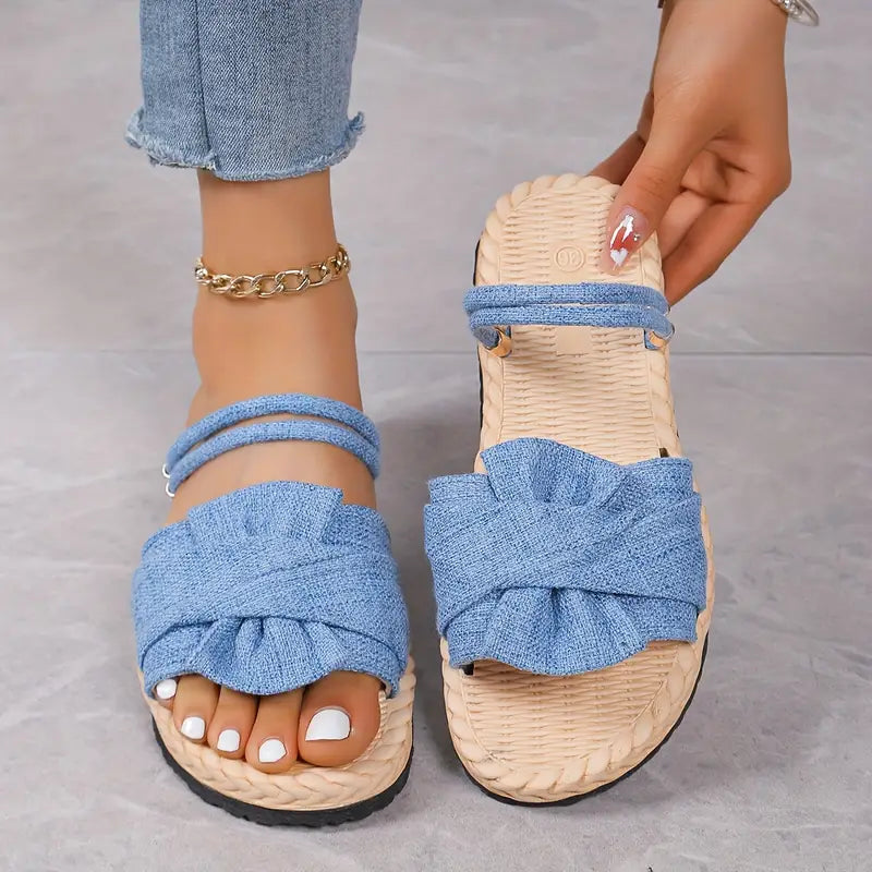 Lovi – Charming Bow Open-toe Sandals