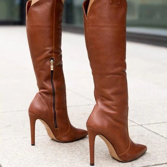 Sonnet – Stylish Knee-high Leather Boots