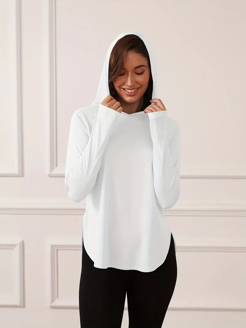 Viletta – Stylish Lightweight Long-sleeved Hooded Top