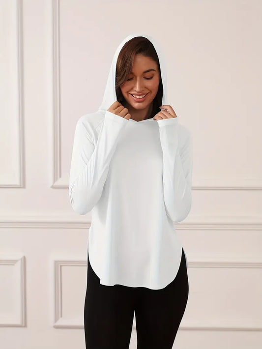 Viletta – Stylish Lightweight Long-sleeved Hooded Top