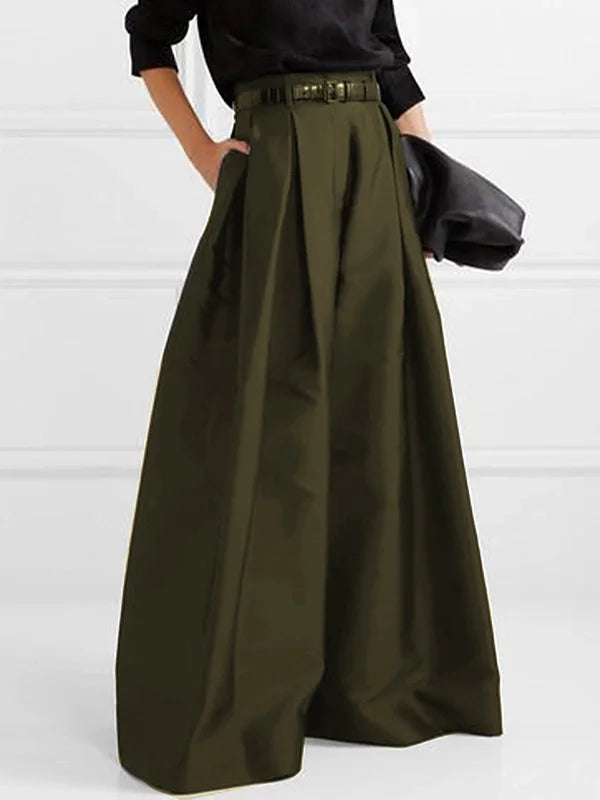 Avril – High Waist Wide Leg Palazzo Maxi Pants