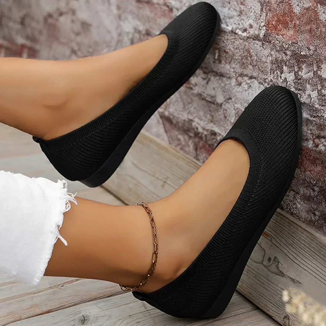 Elka – Comfy Knitted Flats